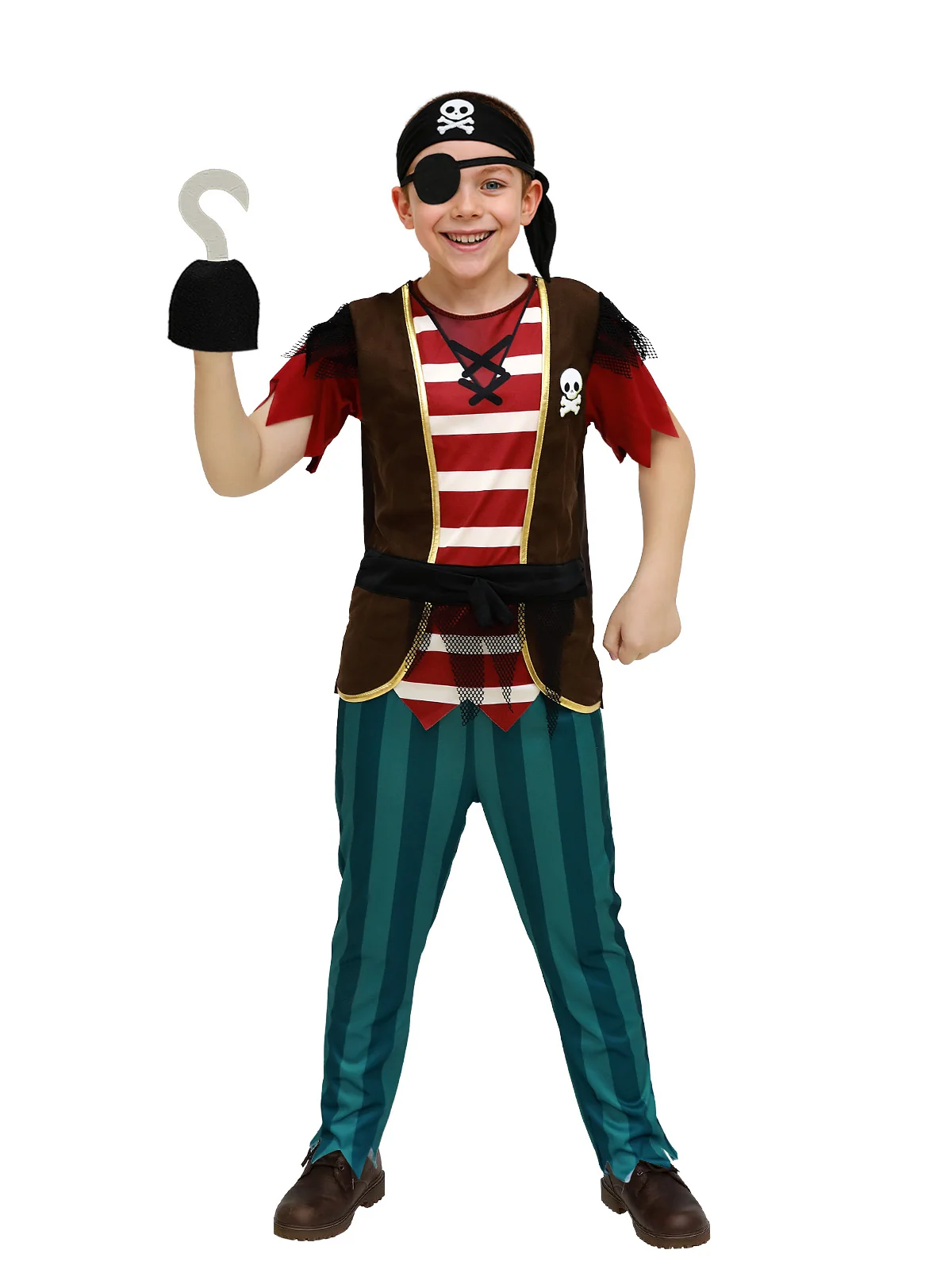 Classic Pirate Costume Set for Kids