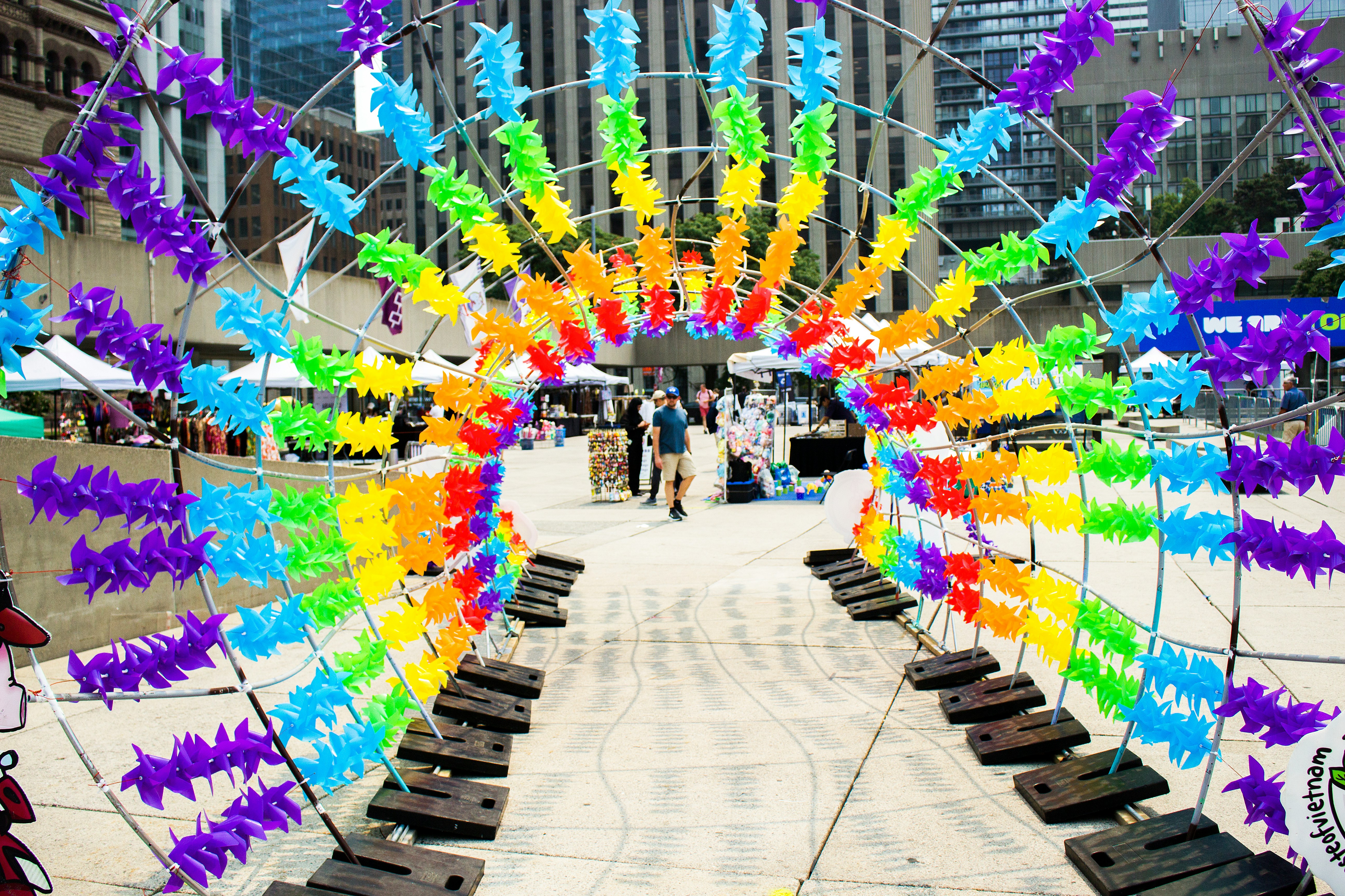 Rainbow Arch Setup